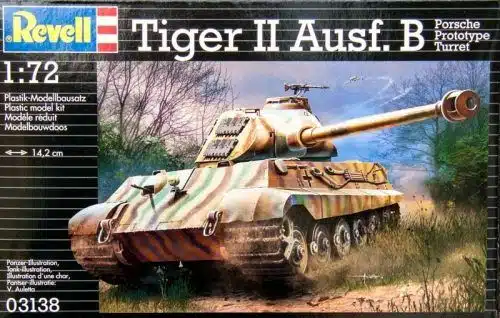 revell 03138 Tiger II Porsche Prototype Turret