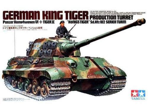 tamiya 35164 GERMAN KING TIGER production turret