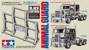 tamiya 56547 rc Tractor Truck Animal Guard black edition