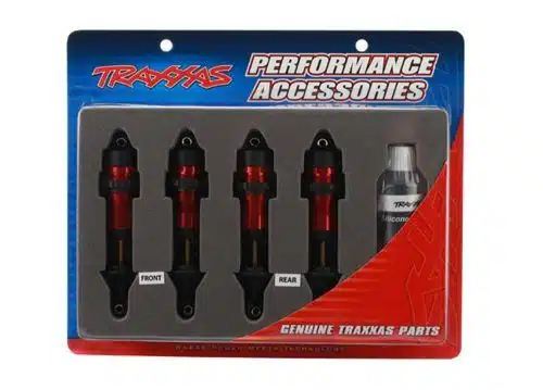 traxxas 5460r SHOCKS, GTR ALUMINUM, RED-ANOD