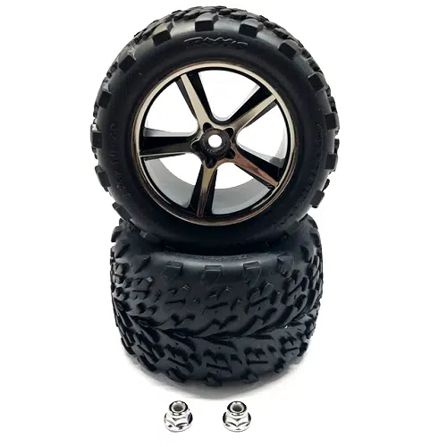 traxxas 7174a Tires and wheels, assembled, glued (Ge