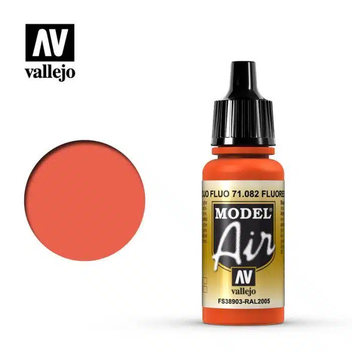 vallejo 71082 MODEL AIR FLUOR. RED