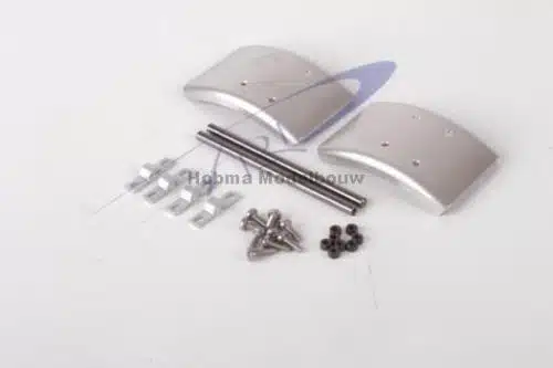 1/2 Aluminiumkotflï¿½gel blank; schmal f
