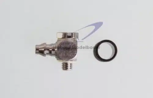 Nippel 4 agbgewinkelt 90, ï¿½berwurf D=4