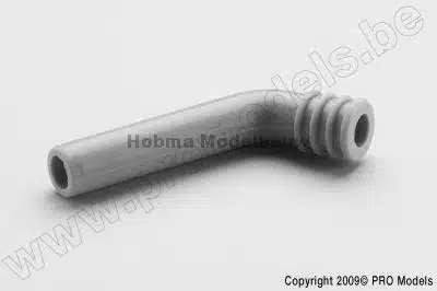 Uitlaatdemper gasdeflector 8mm 45ï¿½