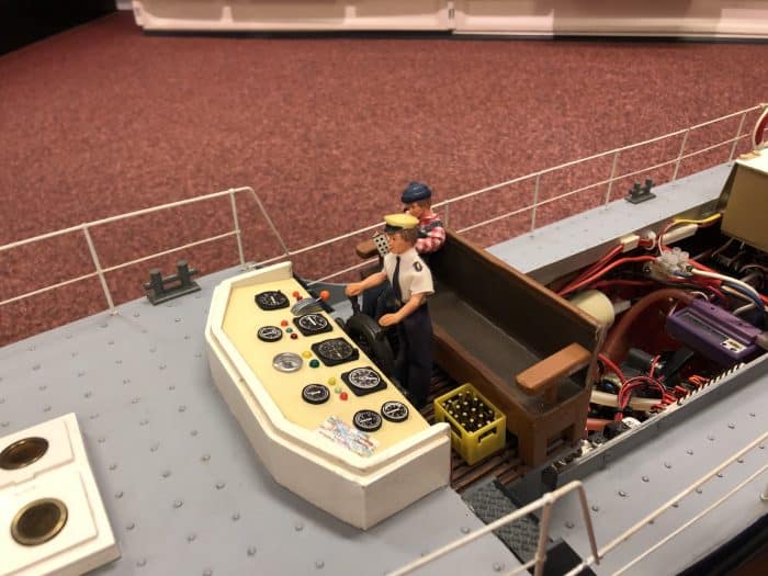 Gebruikt zelfbouw ws14 duitste politie boot met motor, regelaar, sound module,waterpomp, ontvanger, verlivhting en extra's