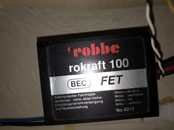 gebruikt Krick 27024 resolve met motoren, stuurservo, ontvanger en bec