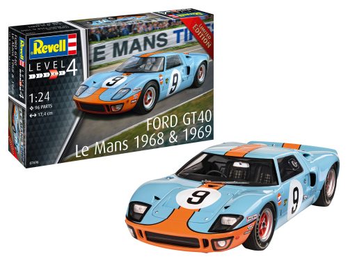 revell 07696 Ford GT40 Le Mans 1968 & 1969