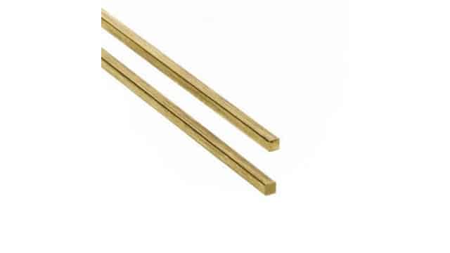 Albion SBW 15 Messing vierkant massief 1,5X1,5MM 3 st