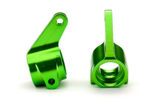 Traxxas 3636G Steering Blocks Groen Aluminium