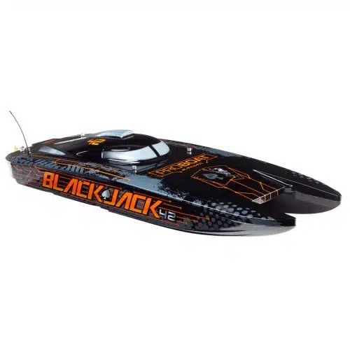 ProBoat Blackjack 42-inch brushless catamaran RTR 8S Zwart/ Oranje