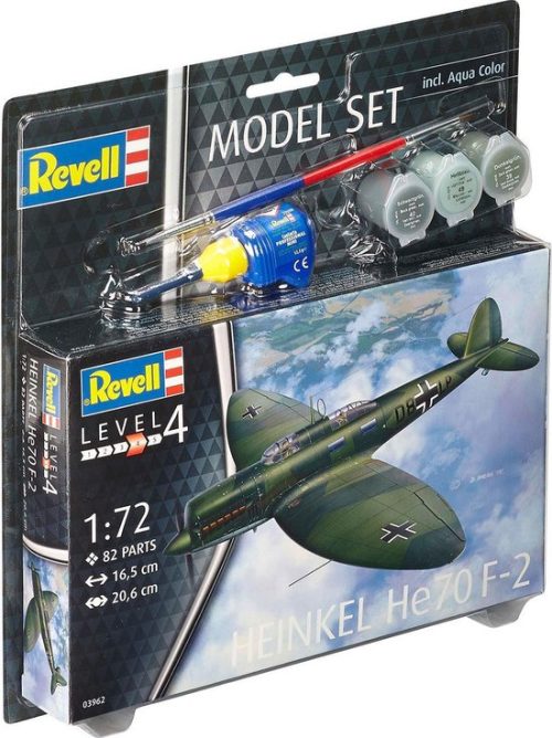 Revell 63962 Heinkel HE 70 F2 incl lijm verf kwastje