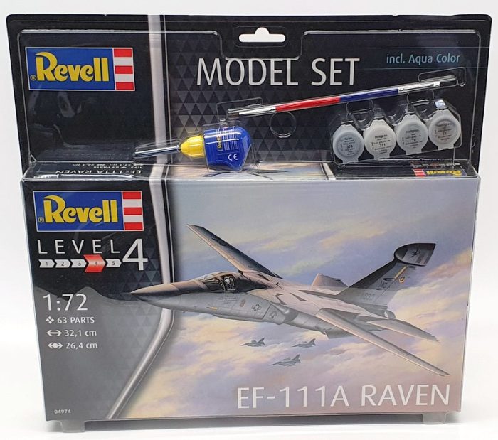 Revell 64974 EF-111A Raven incl lijm verf kwastje