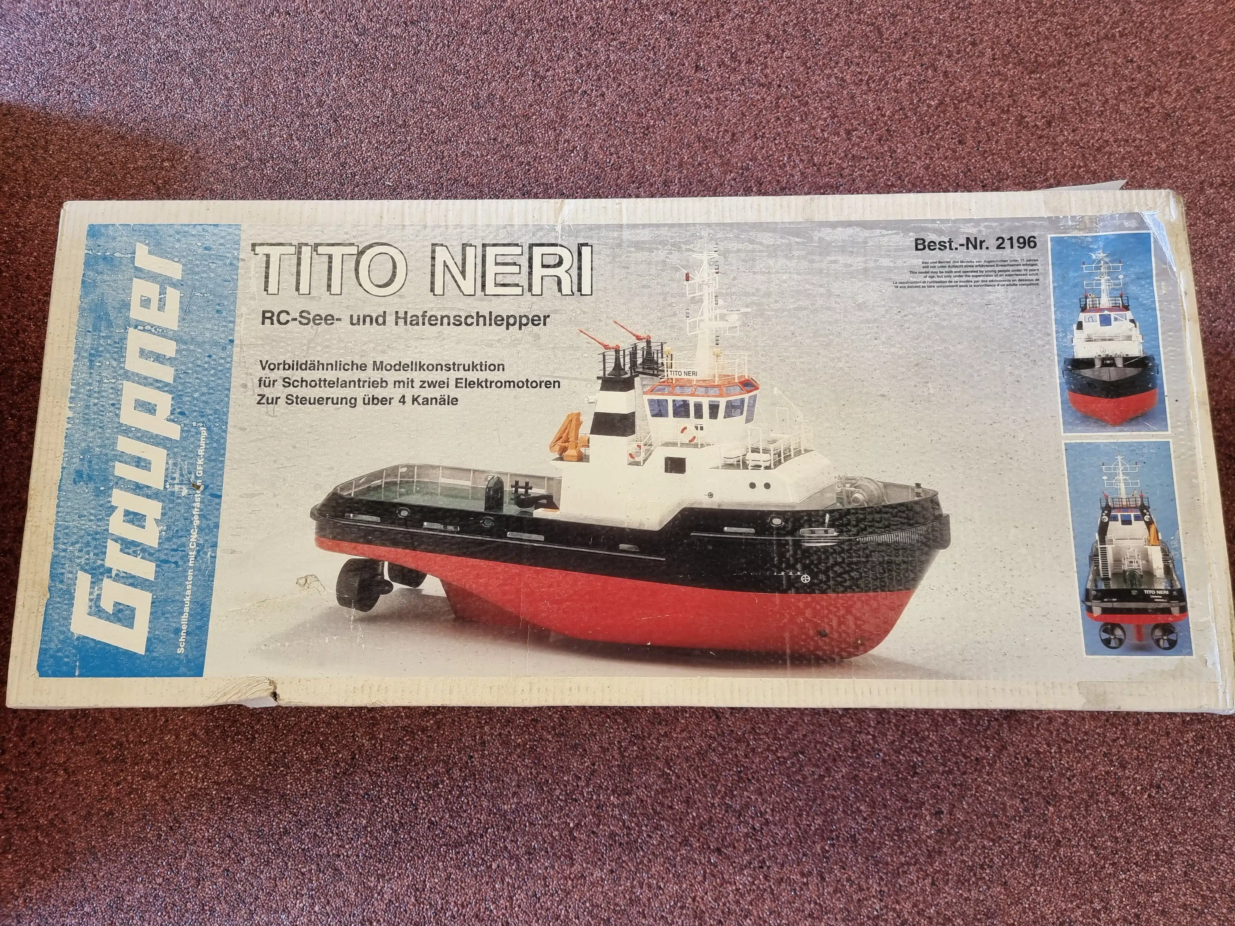 Graupner 2196 WP TITO NERI Met 2 X Graupner 2335, 435, 2 X Speed 900