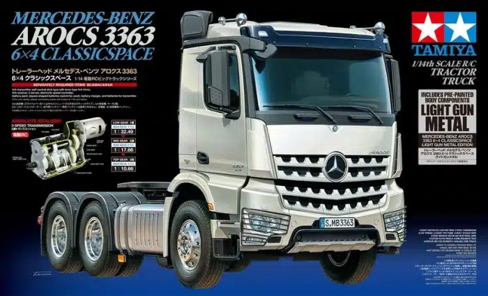 Tamiya 56359 Mercedes Benz Actros 3363 6x4