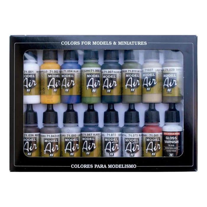 vallejo 71192 Building Colors set (16)