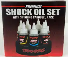 Traxxas 5038X Shock Oil Set (Met Spinning Carousel Rack)