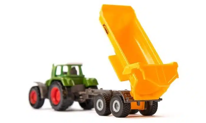 Siku1605 Fendt met Krampe Kiepwagen