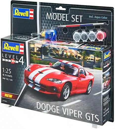Revell 67040 Dodge viper GTS incl lijm verf kwastje