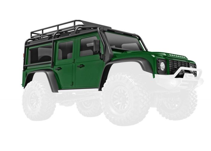 TRAXXAS 9712 Body, Land Rover Defender, complete, green