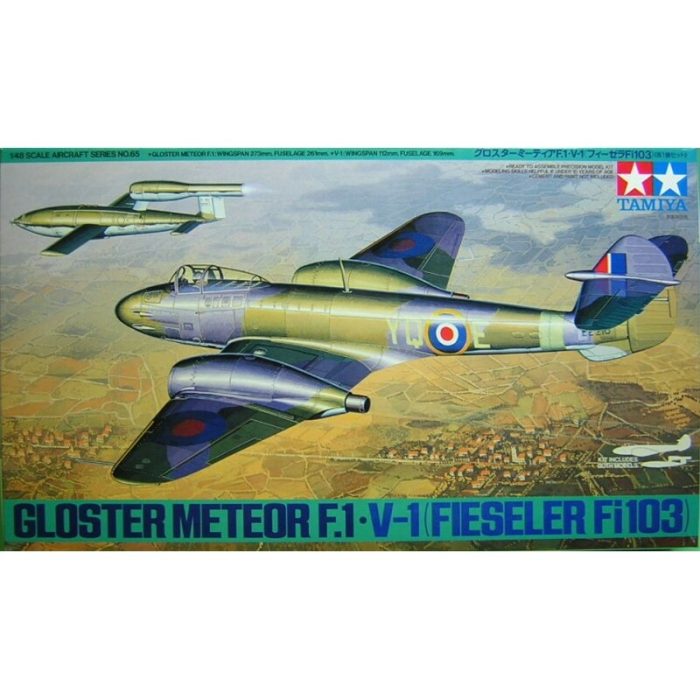 Tamiya 61065 Gloster Meteor F1 & V-1 Flying