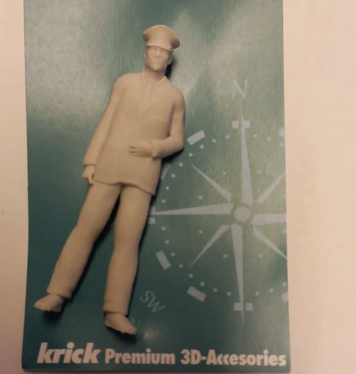 Krick 64170 Figur Kaptain stehend 3D Resin 1:25