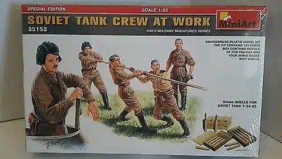miniart 35017 SovietTank Crew At Work