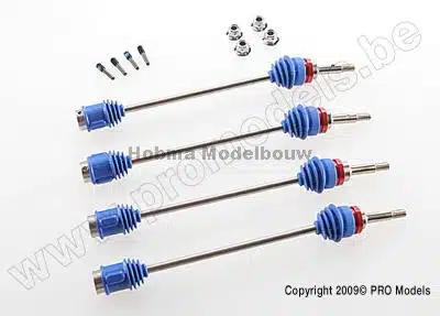 Traxxas 5451R Driveshafts, Revo/Maxx (steel constant