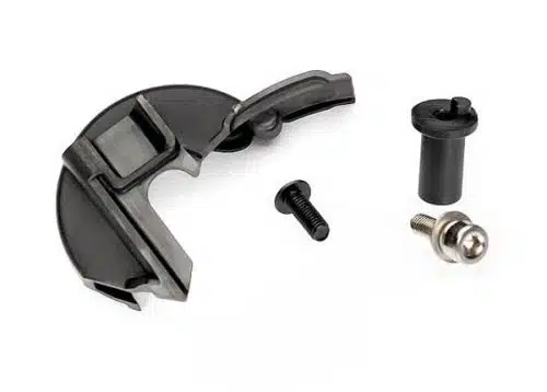 traxxas 7077R Cover, gear/ motor mount hinge post/ 3