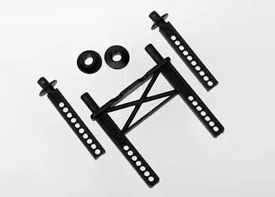 traxxas 7314 Body mount, rear/ body mount posts, fr