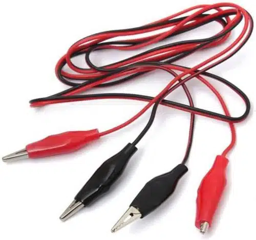 Stroomkabel met krokodillenbek