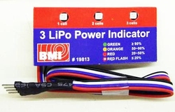 3 lipo power indicator