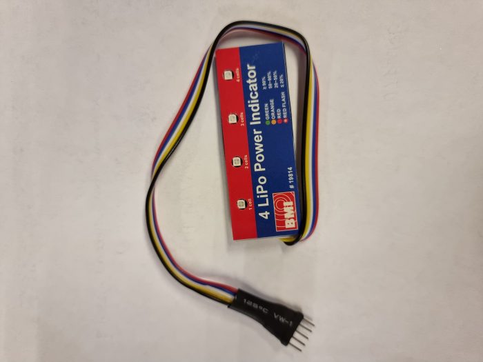 BMI 19814 LiPo power indicator LED 4 cell