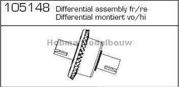 carson 105148 CV-10 Diff kompleet