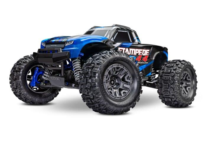 Traxxas 67154-4 blauw stampede bl 2s 2,4 ghz zonder accu en lader