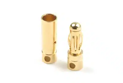 3,5 mm goudstekker Man + Vrouw (2 paar)