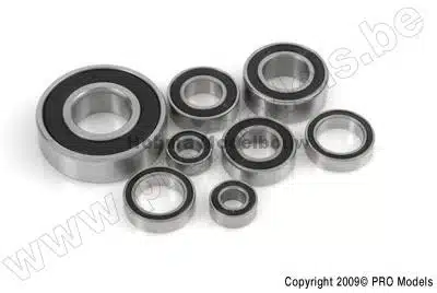 gf-0500-015 Kogellager chrome "ABEC 3", Rubber dic