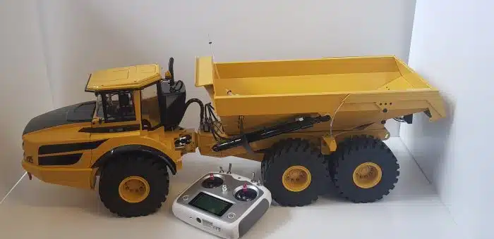 Knikdumper RTR zonder accu met zender
