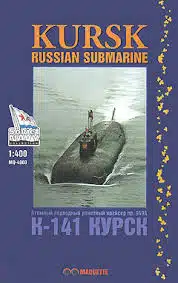 maquette 4003 kursk russian submarine 1:400