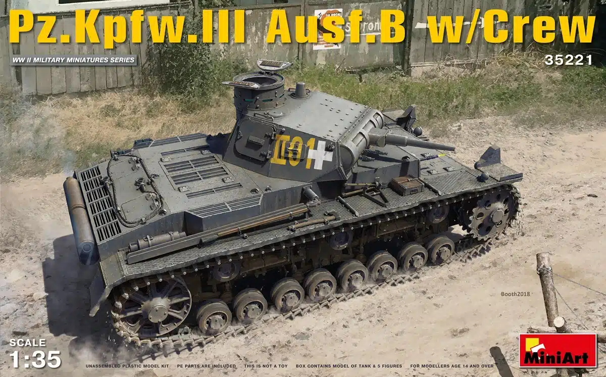 MiniArt 35221 Pz.Kpfw.lll ausf.B W/Crew