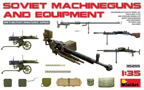 MiniArt 35255 soviet machineguns and equipment