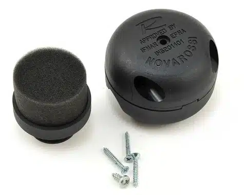 novarossi 30006 Black ins-box set 1/8 on road met noiselss 4 screws+1 filter (nieuw)