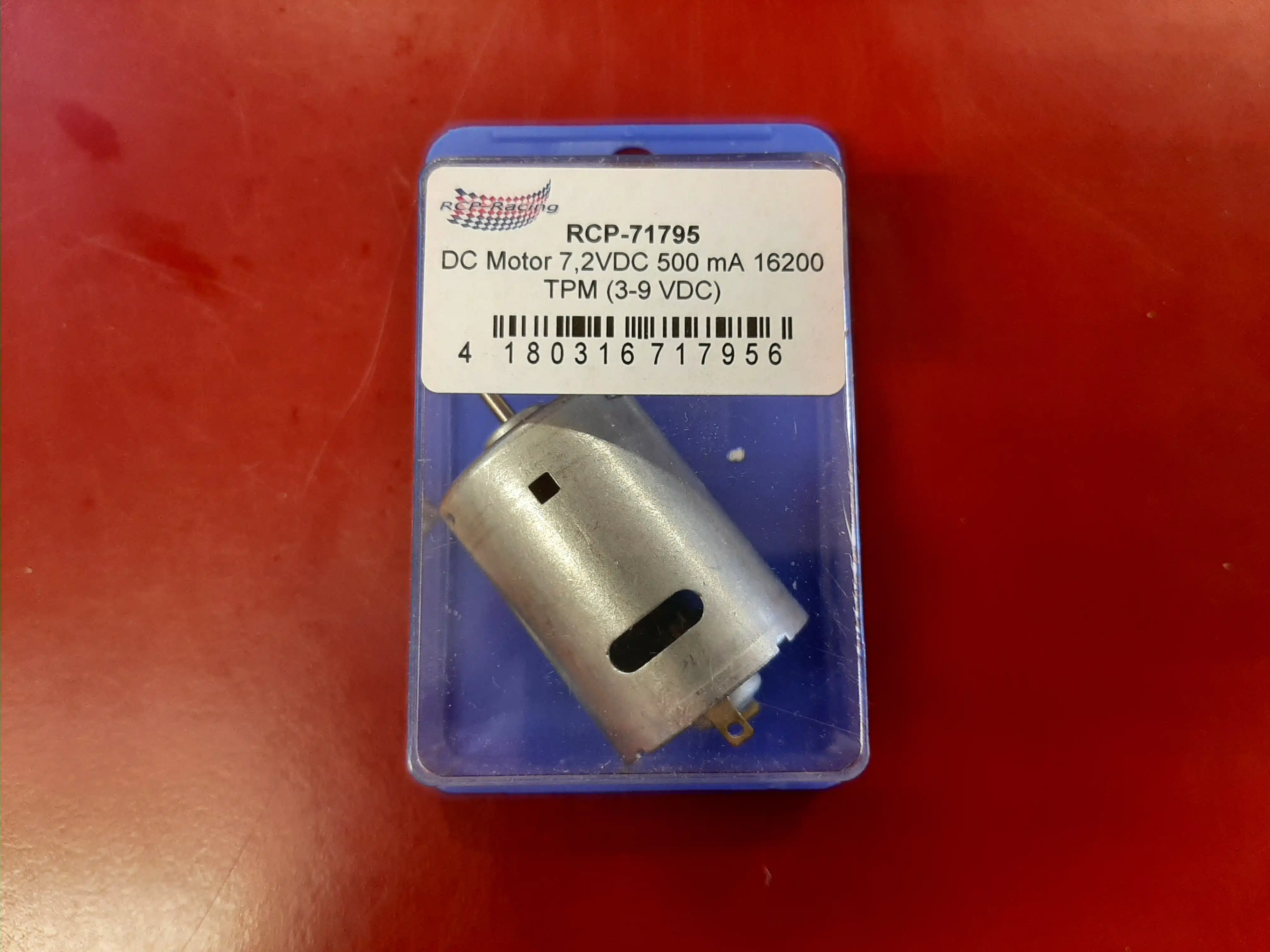 RCP-71795 DC Motor 7,2 VDC 500 mA 1620