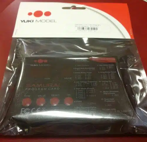 Samurai 1/10 Led Program Card