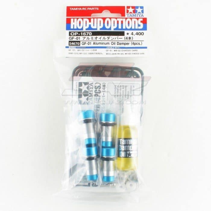 TAMIYA 54670 GF-01 Aluminum Oil Shock Damper Set For GF01/WR02 Hop Up Parts