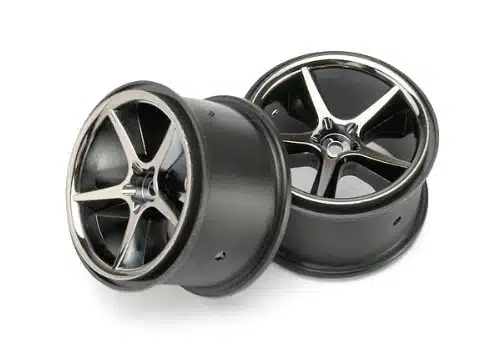 traxxas 7172a Wheels, Gemini (black chrome) (2)