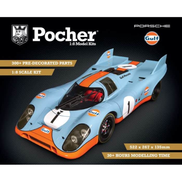 PRE ORDER: Pocher HK 118 Porsche 917K - Gulf edition LEVERBAAR JULI 2024