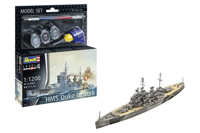 Revell 65182 HMS Duke of York incl lijm verf kwastje