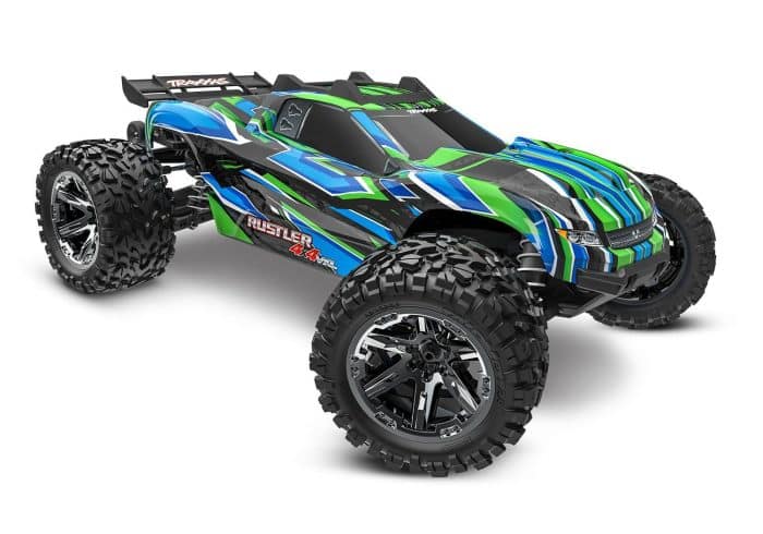 Traxxas 67376-4 Rustler4x4 VXL HD TQi TSM Brushless RTR (Zonder accu en lader) 2.4 GHz - Groen