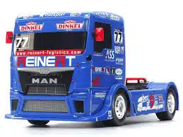 COMBIDEAL! Tamiya 58642 1/10 Team Reinert Racing MAN TGS TT-01 Met Accu, Lader, Zender, Ontvanger en Stuurservo